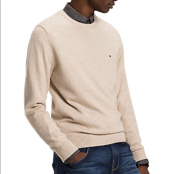 Tommy Hilfiger Other - XL- Tommy Hilfiger cream Cotton sweater